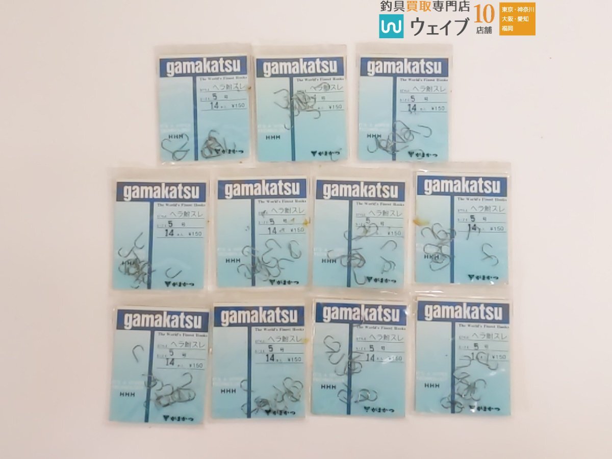  Gamakatsu Kanto attrition 3 number * Gamakatsu yalaz keep 6 number * Gamakatsu spatula . attrition 4 number other total 83 point spatula needle set unused goods crucian carp needle 