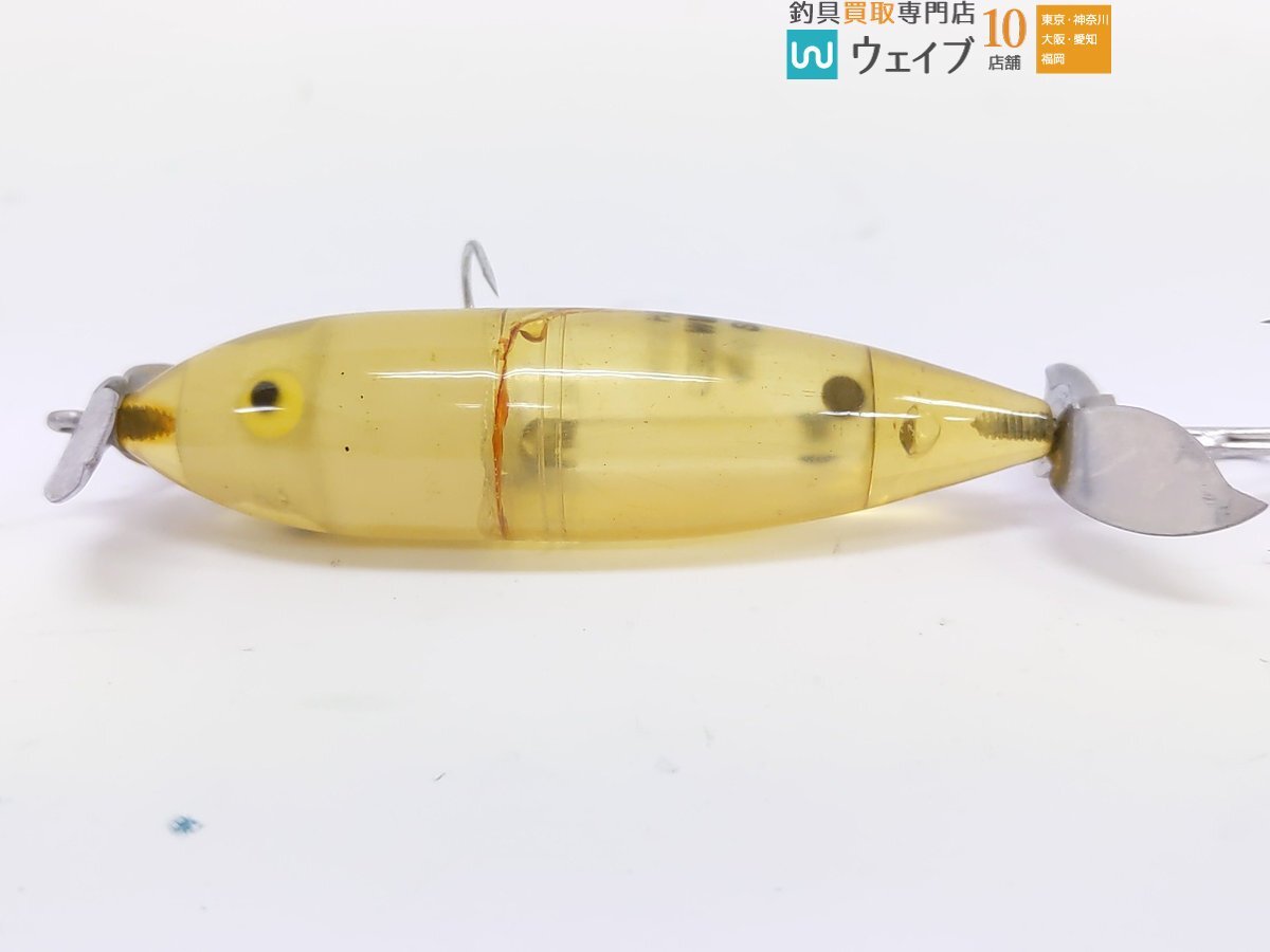 HEDDON ヘドン WOUNDED SPOOK ウンデッドスプーク クリアカラー カリペラ ひねりペラ ジャンク品_60S491001 (4).JPG