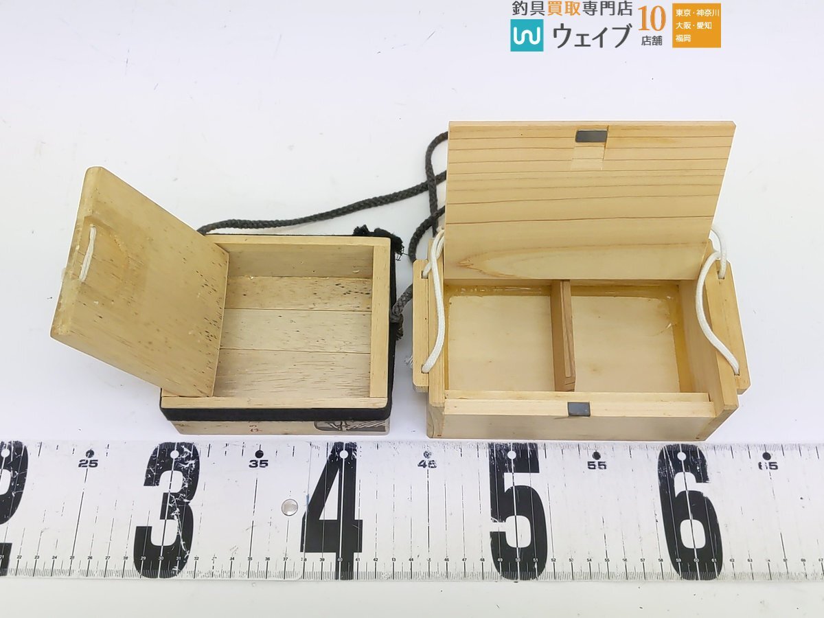 フィッシングエース 竹製 魚籠、木製 エサ箱 等 計15点_120S492633 (4).JPG