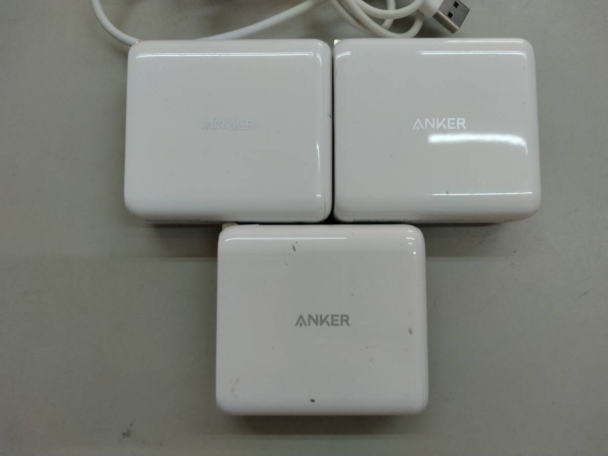 ■アンカー Anker PowerCore III Fusion 5000 モバイルバッテリー　A1624 社外 USBケーブル A to C 付き まとめて3個　C_画像3