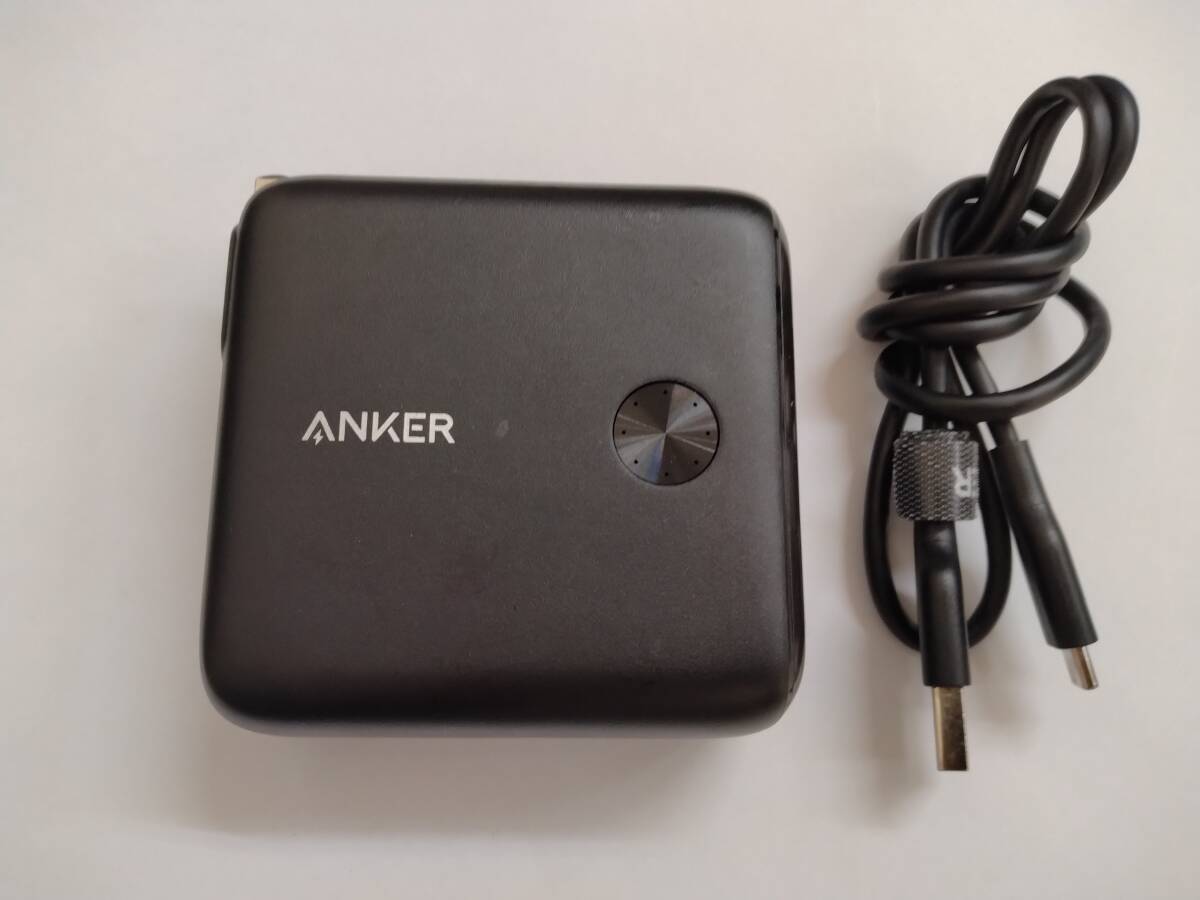 # anchor Anker PowerCore Fusion 10000 A1623 mobile battery AC adaptor charger original type A to C USB cable attaching C