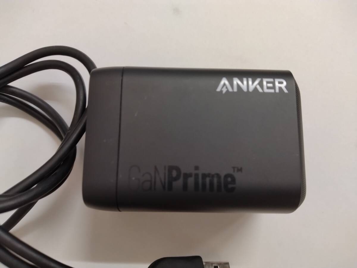 # якорь Anker Prime Wall Charger (100W, 3 ports, GaN) зарядное устройство A2343 оригинальный Type-C to A USB кабель имеется C
