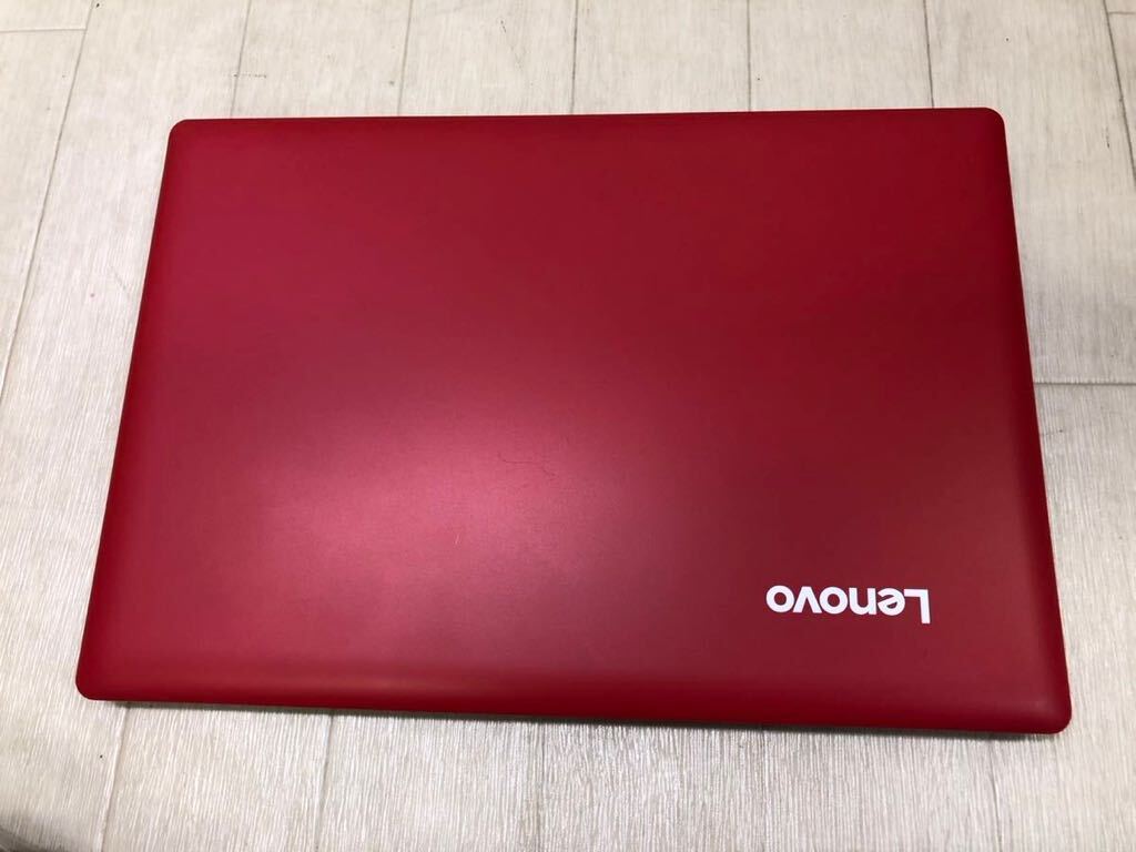中古 初期化済み◎ Lenovo レノボ ideapad 110S-11IBR パソコン レッドｘブラック　赤ｘ黒　充電器・箱付　【72780df7】_画像3
