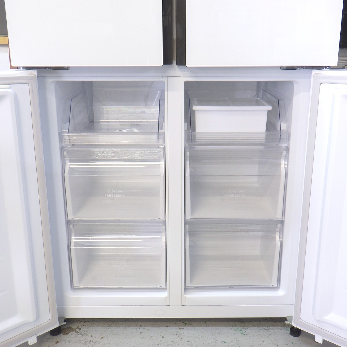  with translation exhibition goods 468L French door freezing refrigerator high a-ruJR-NF468B high capacity drawer type freezing .gala Stop 4-door Haier