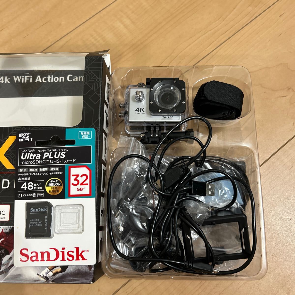 【中古】【中古品】アクションカメラ 4K SPORTS Ultra HD DV_画像2