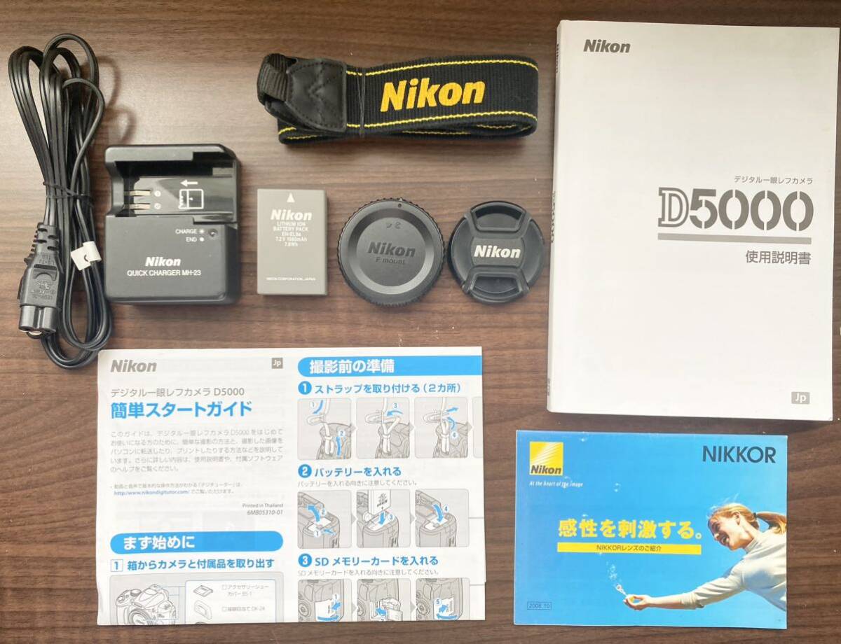 ■ Shot数 5268枚■【大人気】 Nikon ニコン D5000 AF-S 18-55mm VRキット デジタル一眼カメラ 初心者でも使いやすいカメラです♪の画像9