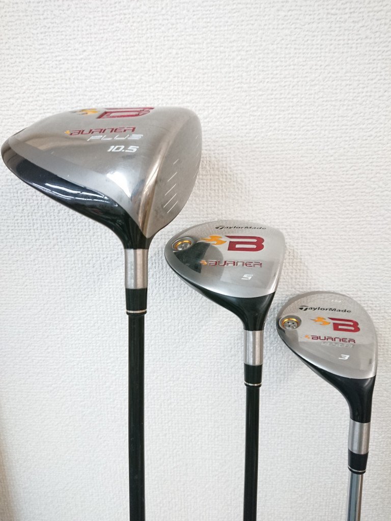 125580*TaylorMade テーラーメイド BURNER各種 ゴルフ ドライバー,フェアウェイ他3本セット フレックスS_画像5