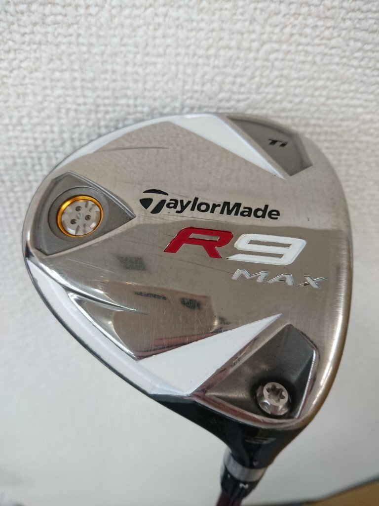 49443*TaylorMade テーラーメイド R9 MAX フェアウェイウッド 3W motore フレックスS_画像1