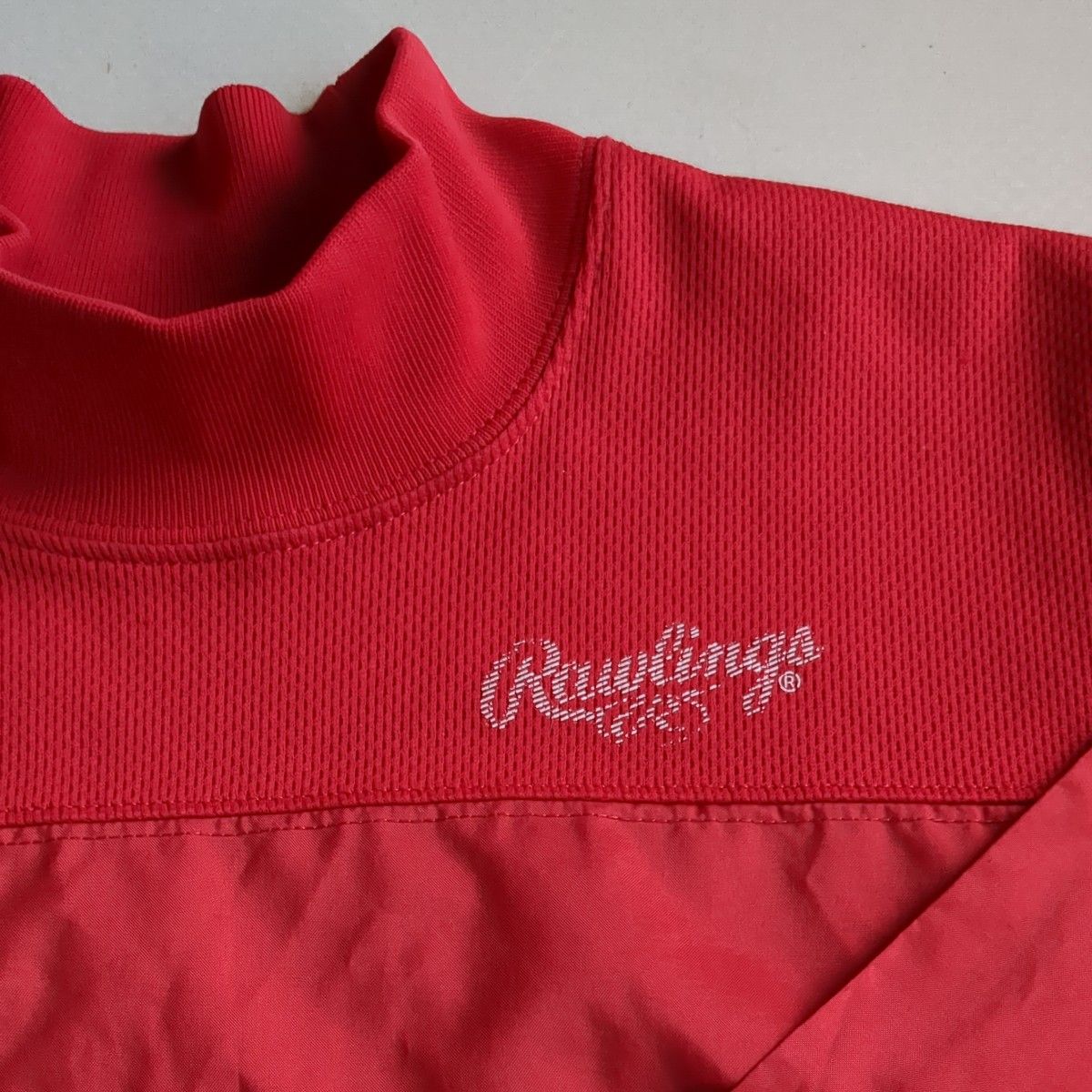 　ローリングス　Rawlings　防寒対策　シャカシャカ　練習着160サイズ　赤色