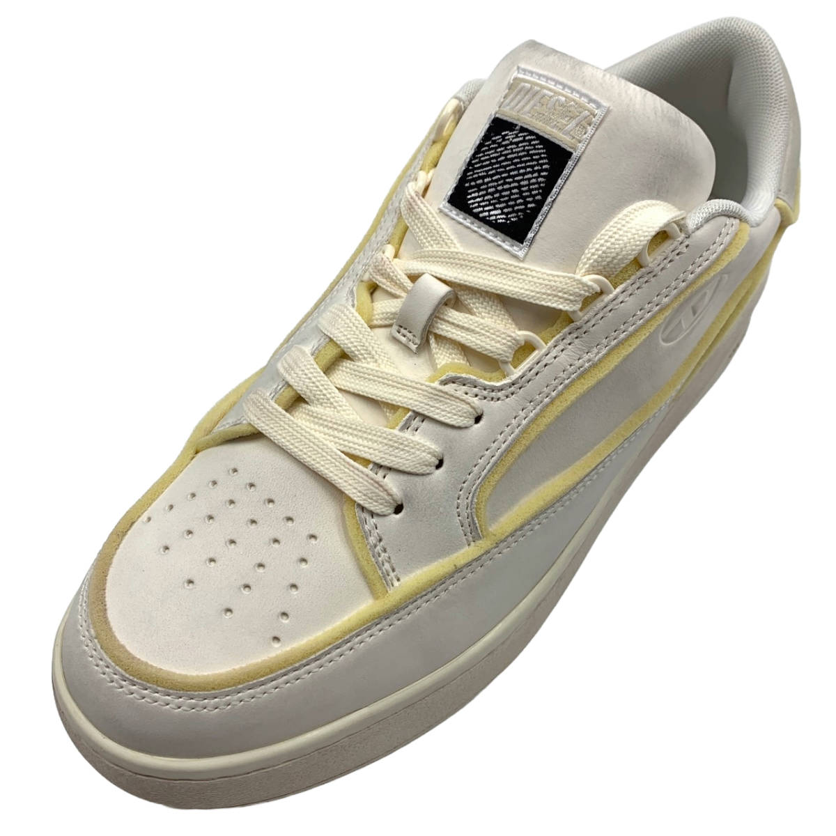 定価31900円■DIESEL■メンズ ローカット スニーカー■白スニーカー■ヌバックレザー■ディーゼル■S-SINNA LOW■WHITE/FOG 25.5cmの画像5