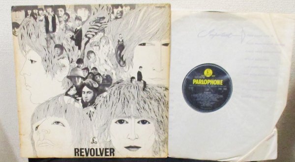 ☆彡 英國盤 ☆彡 英國盤 The Beatles Revolver [ UK mono '66 ORIG Parlophone PMC 7009 MAT 2/2 ] E. J. Day sleeve_画像1