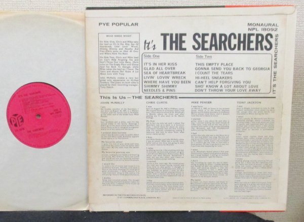 ☆彡 英國盤 The Searchers It's The Searchers [ UK mono '64 Original Pye Records NPL 18092] MAT 1 / 1_画像2