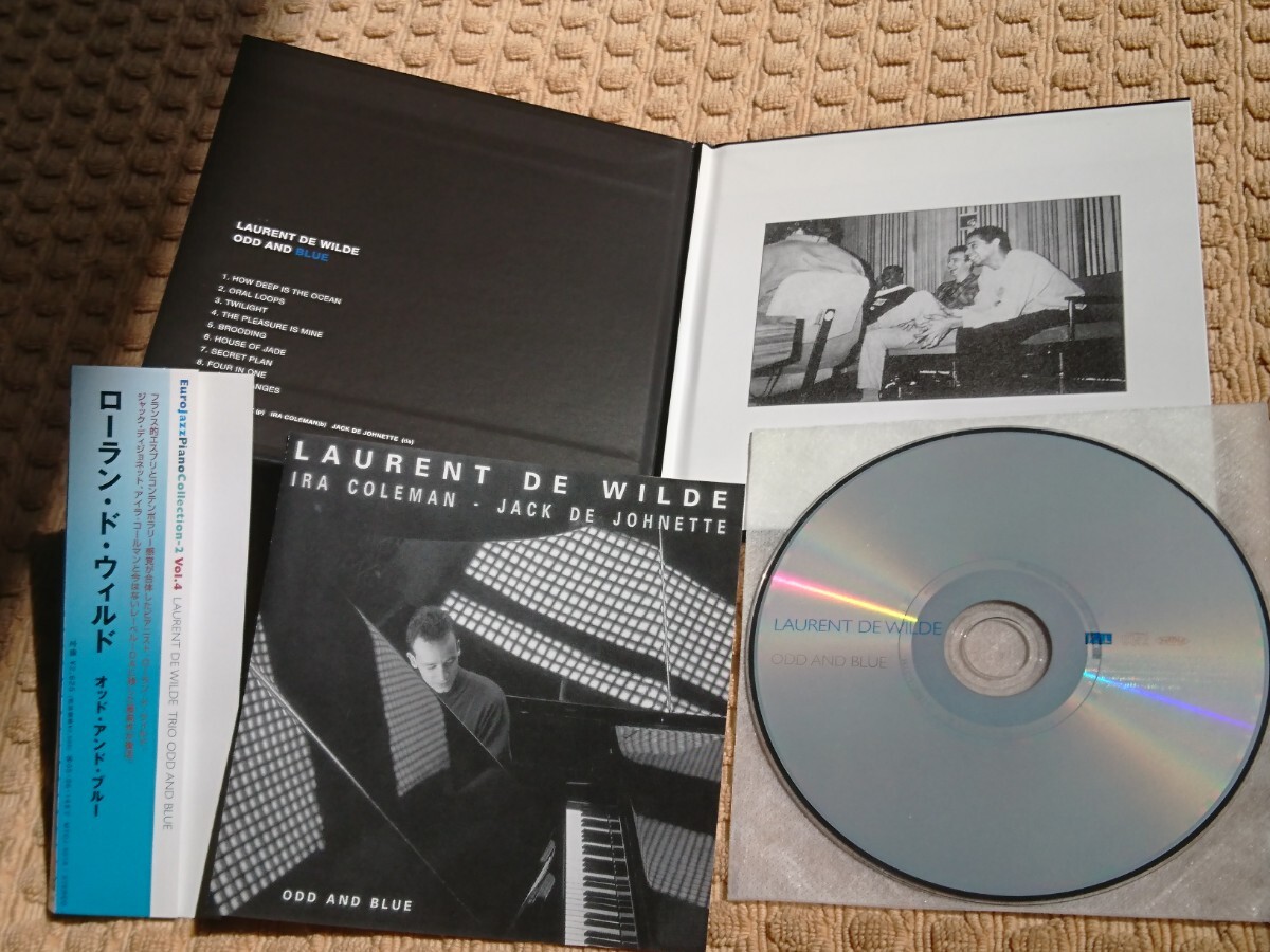  ●紙ジャケCD● LAURENT DE WILDE , ローラン・ド・ウィルド・トリオ / ODD AND BLUE (4540957005681) euro jazz collection 2 Vol 4_画像3