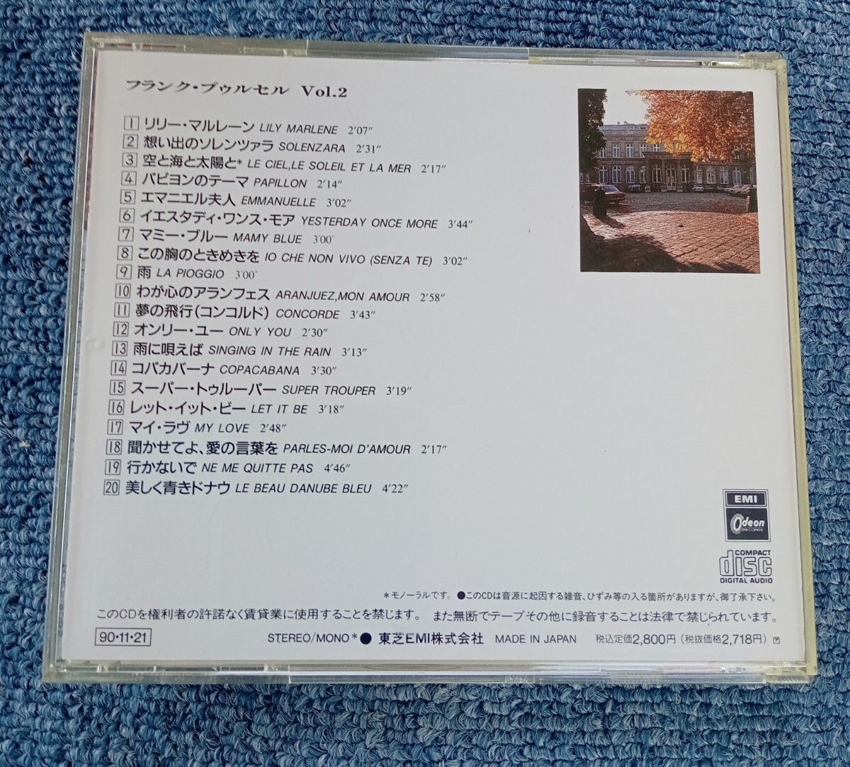 CD　FRANCK POURCEL Vol．2　フランク・プゥルセルVol2　TOCP―9095_画像2
