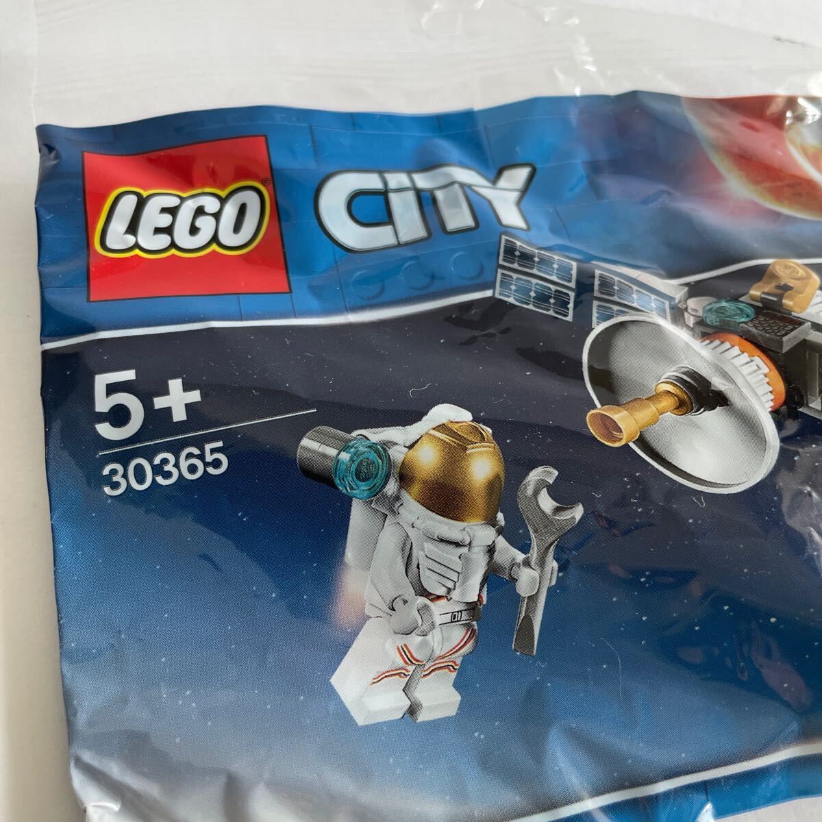 LEGO レゴ 30365 レゴシティ 宇宙飛行士と人工衛星 ミニキット ミニポリパック ミニフィグ 宇宙 NASA スペースワークス 即決 送料込 CITY 