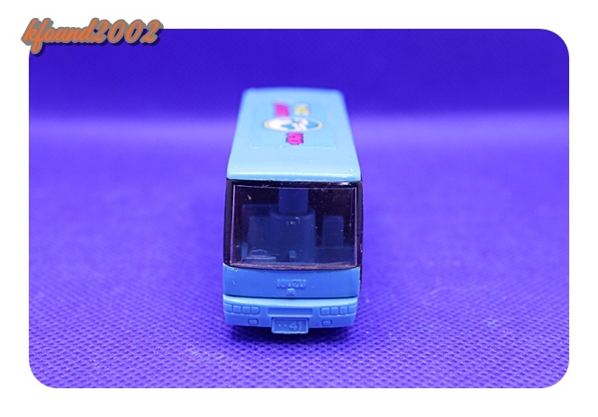ISUZU SUPER HI-DECKERBUS　いすゞ自動車　バス　TOMY TOMICA　トミカ製　ミニカー　イルカスイミングスクール_画像5