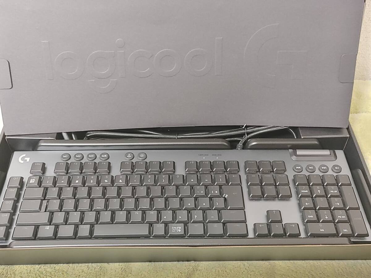 LOGICOOL（ロジクール）G813 RGBメカニカルゲーミングキーボード（クリッキー）G813-CK カーボンブラック_画像3