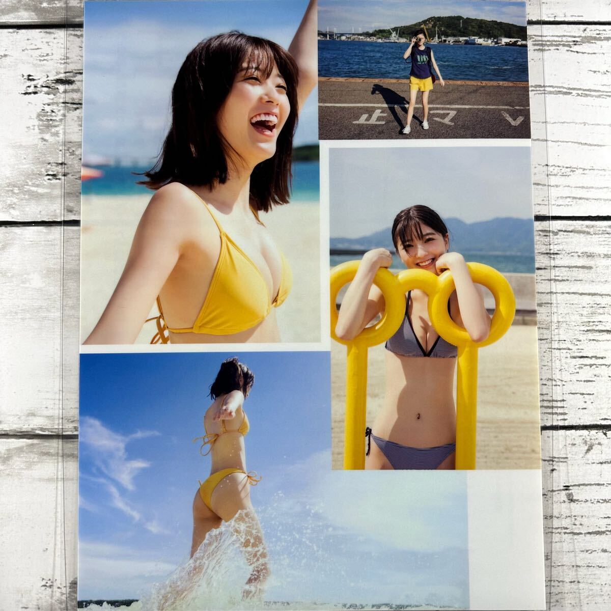 [ high quality laminate processing ][ Kudo beautiful Sakura ] FRIDAY 2021 year 11/19 magazine scraps 10P A4 film swimsuit bikini model performer woman super 