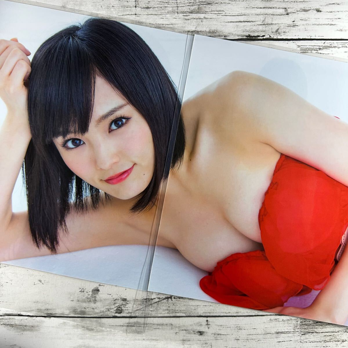 [ высокое качество ламинирование отделка ][ Yamamoto Sayaka NMB48 ] BUBKA 2015 год 2 месяц номер журнал вырезки 8P A4 плёнка купальный костюм bikini model актер женщина super 