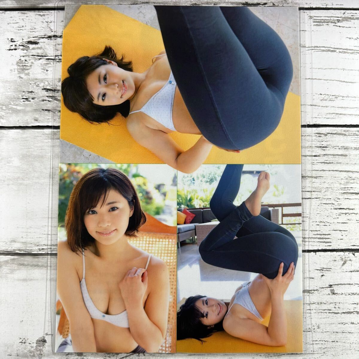 [高品質ラミネート処理][ 安枝瞳 ] 雑誌 切り抜き 12P B5フィルム 水着 グラビア アイドル 芸能人 女優_画像3