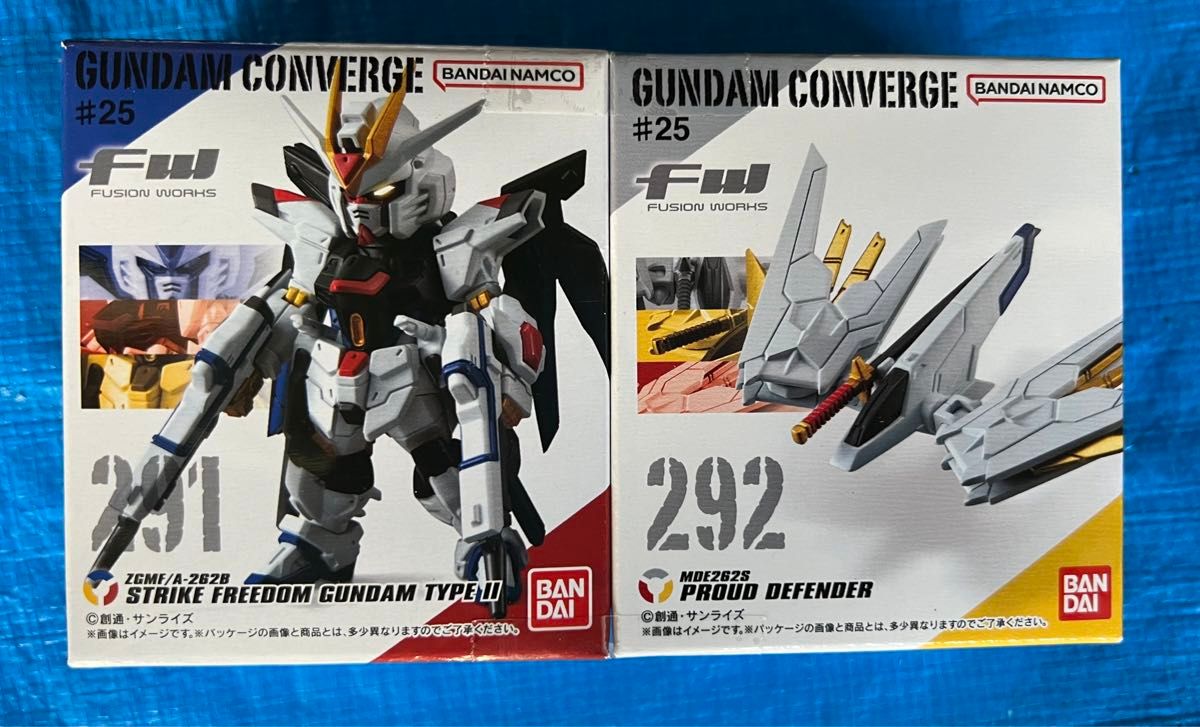 FW GUNDAM CONVERGE ♯25 ストライクフリーダムガンダム弐式セット ガンダムコンバージ