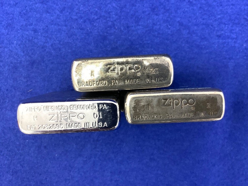 ジッポー/zippo スキューバダイブ・親子犬 他　オイルライター 3点まとめ ジャンク品 ACB_画像6