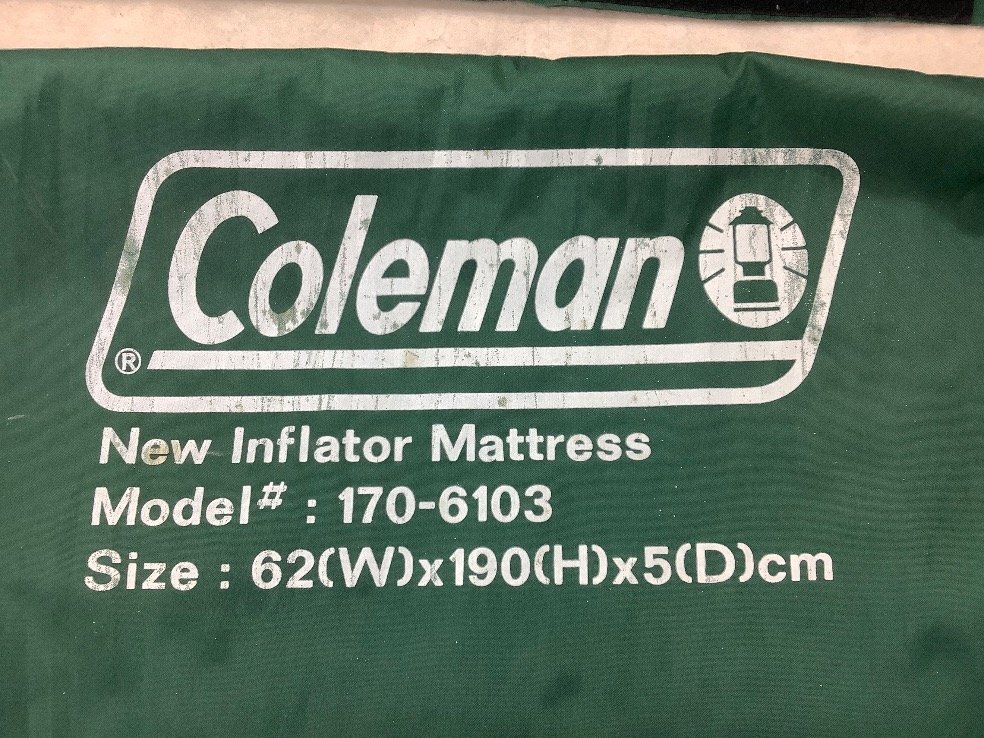 Coleman(コールマン) スリーピングバッグ/インフレーターマットレス/シュラフ/寝袋 中古品 ACB_画像6