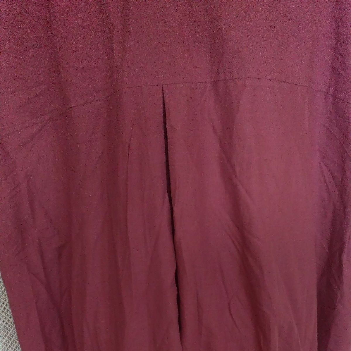 ワンピース 長袖　ピンク　綿100％　インド綿　新品未使用　大きいサイズ　ムラサキ　襟つき　ロングワンピース　ボタンワンピース