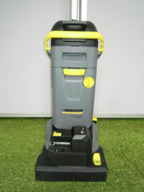 KARCHER ケルヒャー バッテリー式 手押し式床洗浄機 BR 30/4 C BP 20年製 バッテリー×2 充電器付き　No.1_画像3