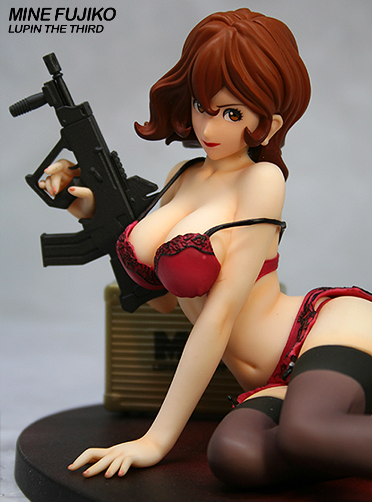 * Lupin III Mine Fujiko * бикини * Ran Jerry ~ 1/7 H12×W19.5cm литье off li краска конечный продукт /Mine Fujiko Lupin The Third