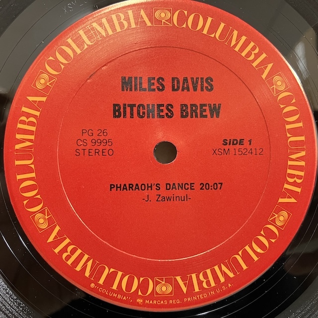 ■即決 FUSION Miles Davis / Bitches Brew Gp26 jf33602 米盤、赤Stereo/オリジナルと同じXSMスタンパー仕様_画像6