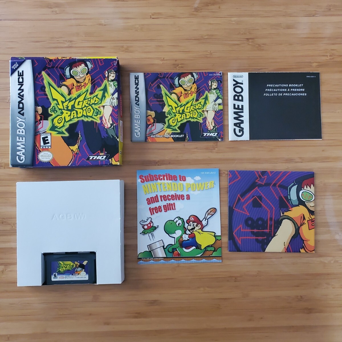 GBA Jet Grind Radio ジェット セット ラジオ 箱説チラシ GBA Jet Grind Radio ジェット セット ラジオ 箱説チラシ