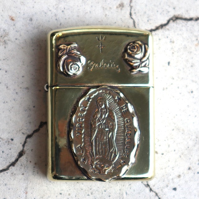galcia ガルシア ZIPPO P-002 ガダルペ マリア ローズ ジッポー galcia ガルシア ZIPPO P-002 ガダルペ マリア ローズ ジッポー