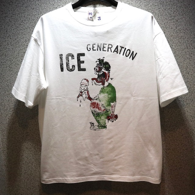 XLサイズ POPEYES ポップアイズ ICE GENERATION EASY S/S Tシャツ ホワイト ホットロッド_画像1