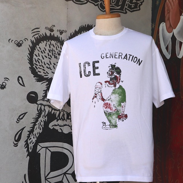 XLサイズ POPEYES ポップアイズ ICE GENERATION EASY S/S Tシャツ ホワイト ホットロッド_画像4