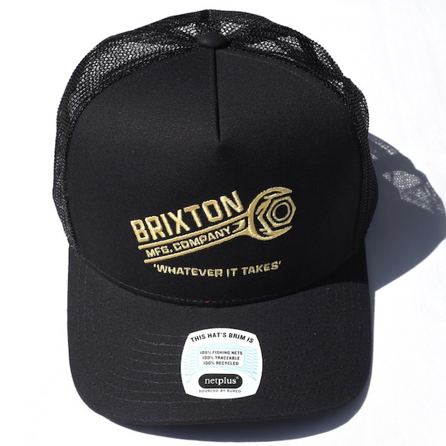 BRIXTON ブリクストン WRENCH C NP MP TRUCKER HAT スナップバック メッシュキャップ ブラック