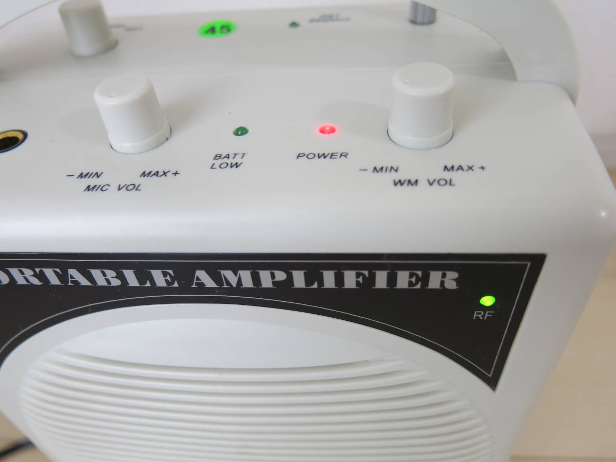  wireless microphone set * amplifier built-in loudspeaker ( portable speaker ) ①
