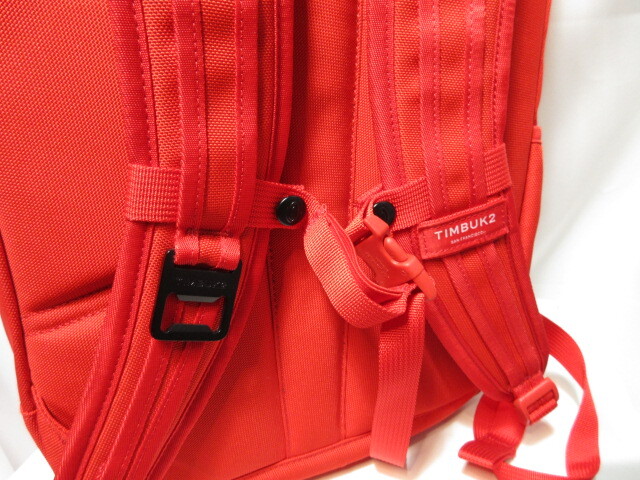 美品 TIMBUK2 Laptop Backpack ティンバックツー ラップトップ バックパック OSサイズ デイパック リュック 通勤通学 レッド 赤_画像4