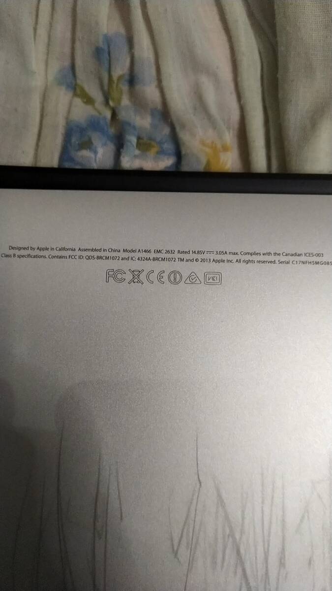 Apple MacBookAIR 13完全ジャンク品_画像7