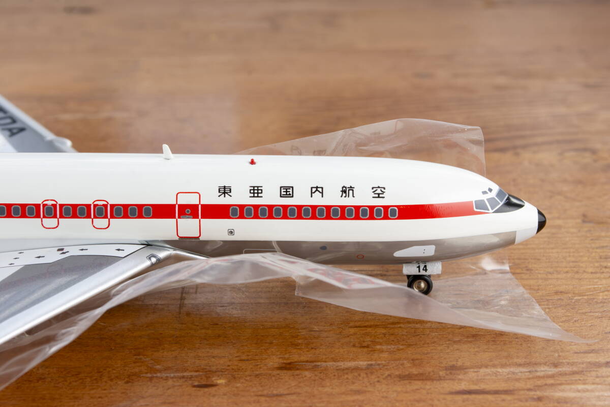 1/200スケール Jet-ｘ製「東亜国内航空 BOEING 727-100 JA8314」Art No.JXL134A_画像6