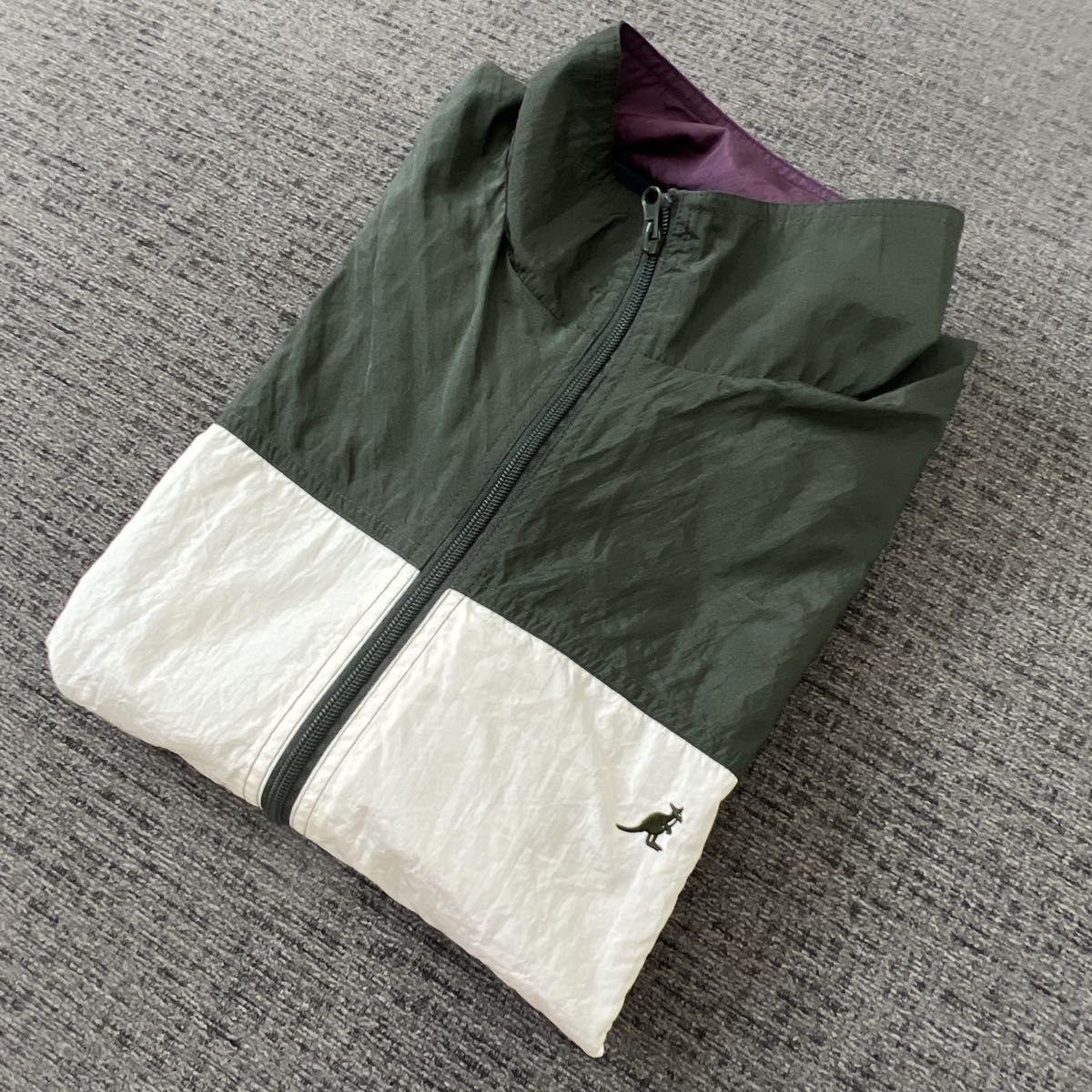 ZIP FIVE × KANGOL】コラボ 切替ナイロンビッグジャケット ZIP FIVE × KANGOL】コラボ 切替ナイロンビッグジャケット