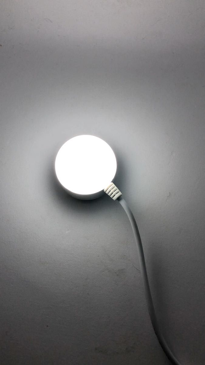 11日まで 処分品 未使用 LEDライト 照明 着脱可能 マグネット 手元スイッチ USB接続