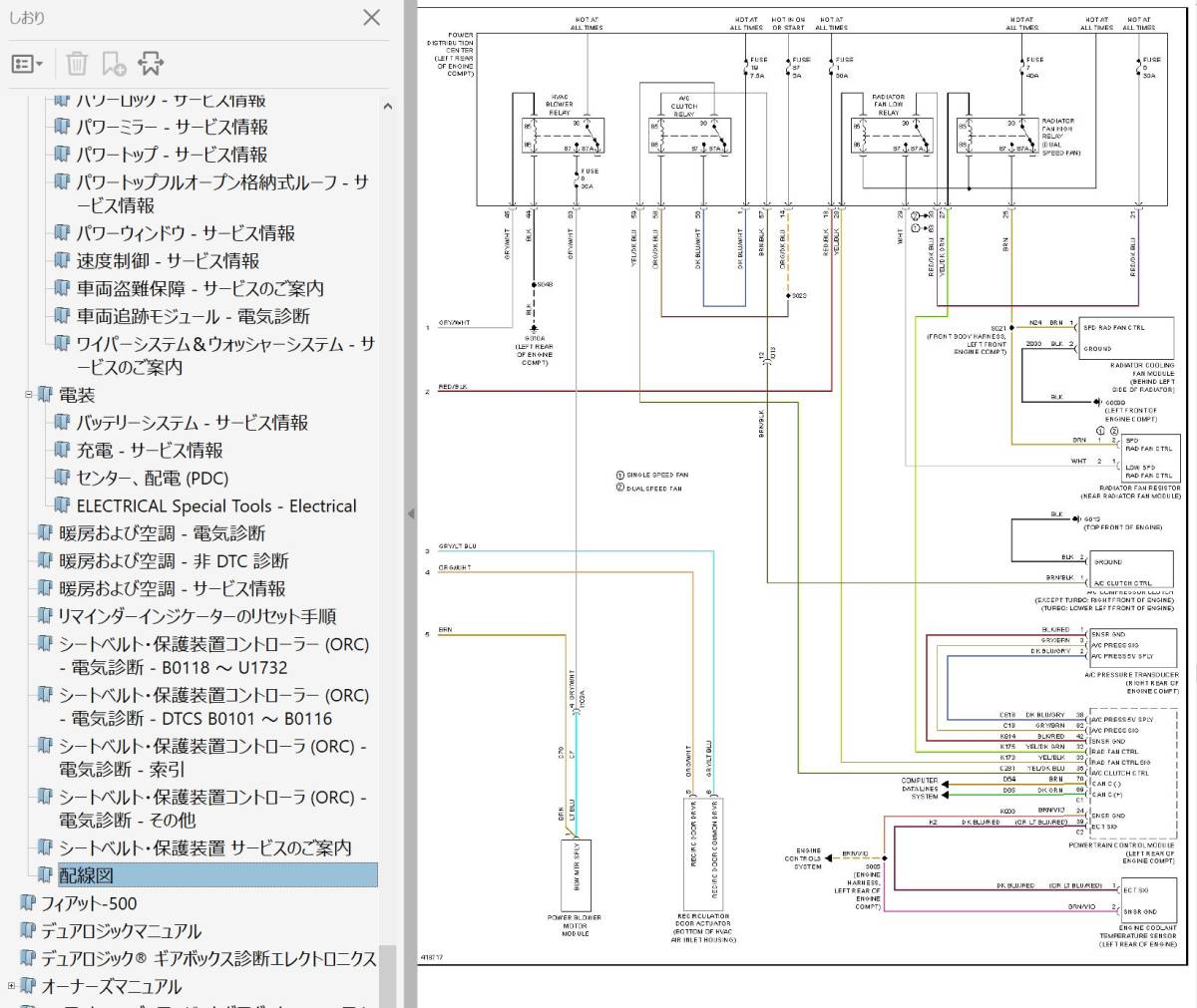 FIAT NEW 500 Cinquecento Cinquecento 2007 - 2017 Work shop manual service book wiring diagram ABARTH Dualogic dualogic 