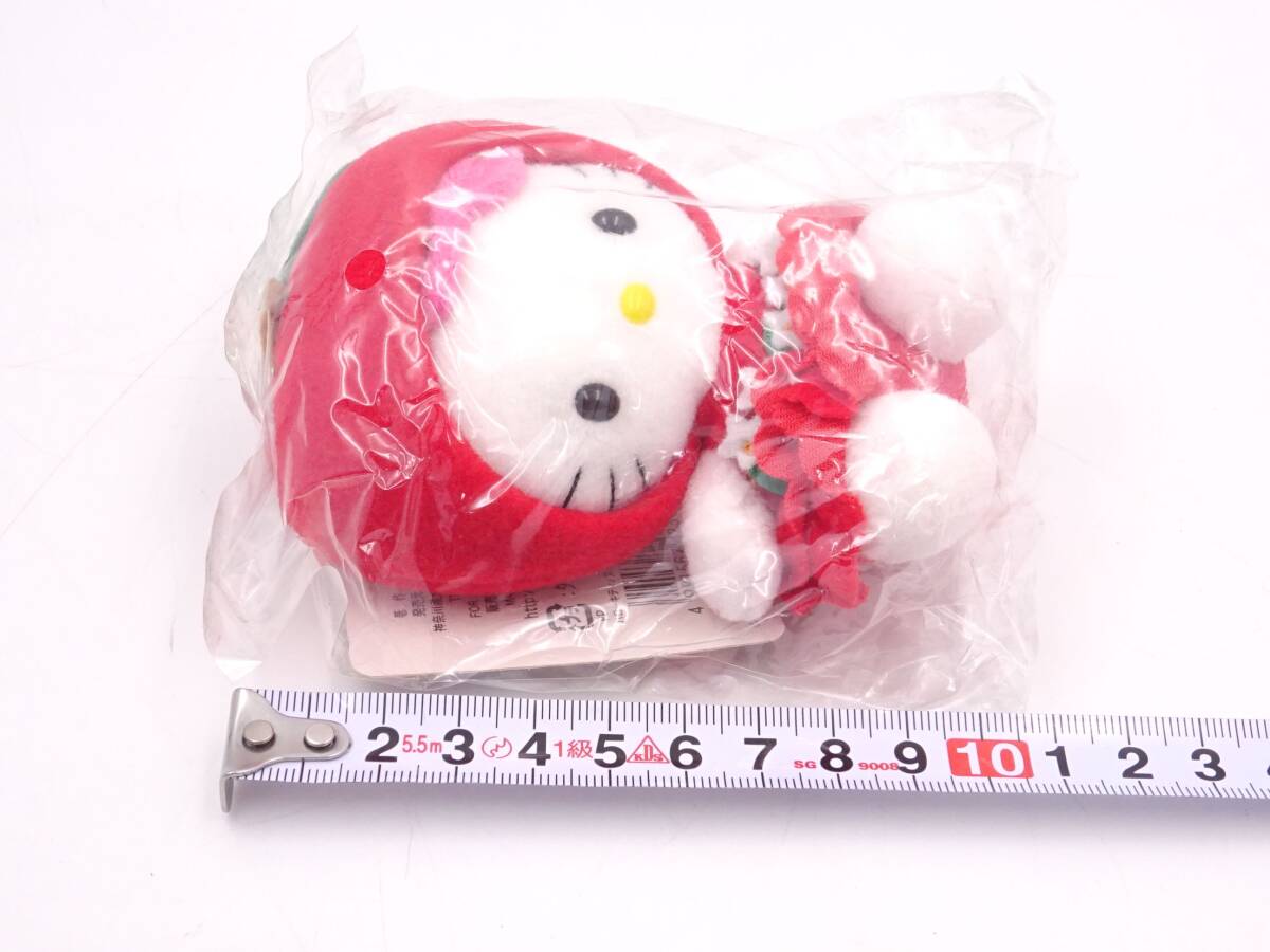 629[ unused tag attaching ] Hello Kitty Shinshu limitation apple apple ball chain mascot . present ground Sanrio is .-...