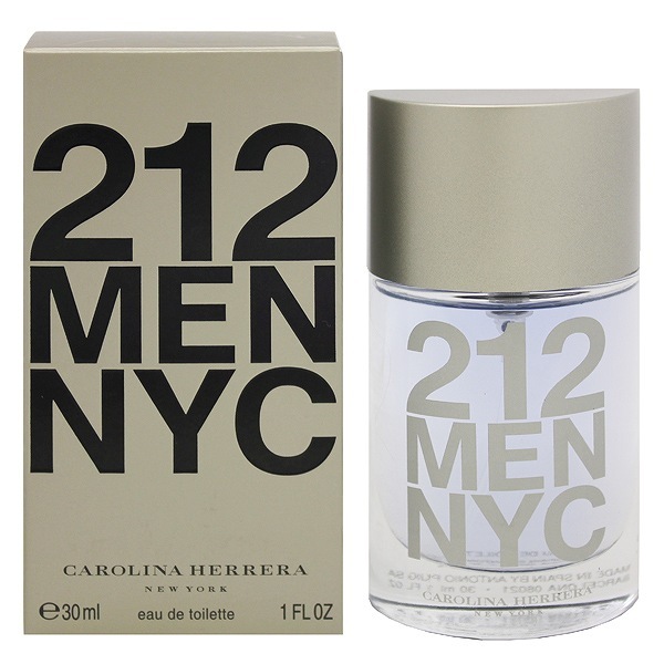 キャロライナヘレラ 212 フォーメン EDT・SP 30ml 香水 フレグランス 212 MEN CAROLINA HERRERA 新品 未使用_画像1