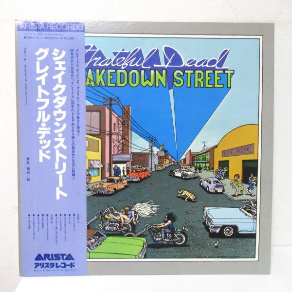 ROCK LP/見本盤・白ラベル・帯・ライナー付き美盤/Grateful Dead - Shakedown Street/グレイトフル・デッド/Ｂ-122301_画像1