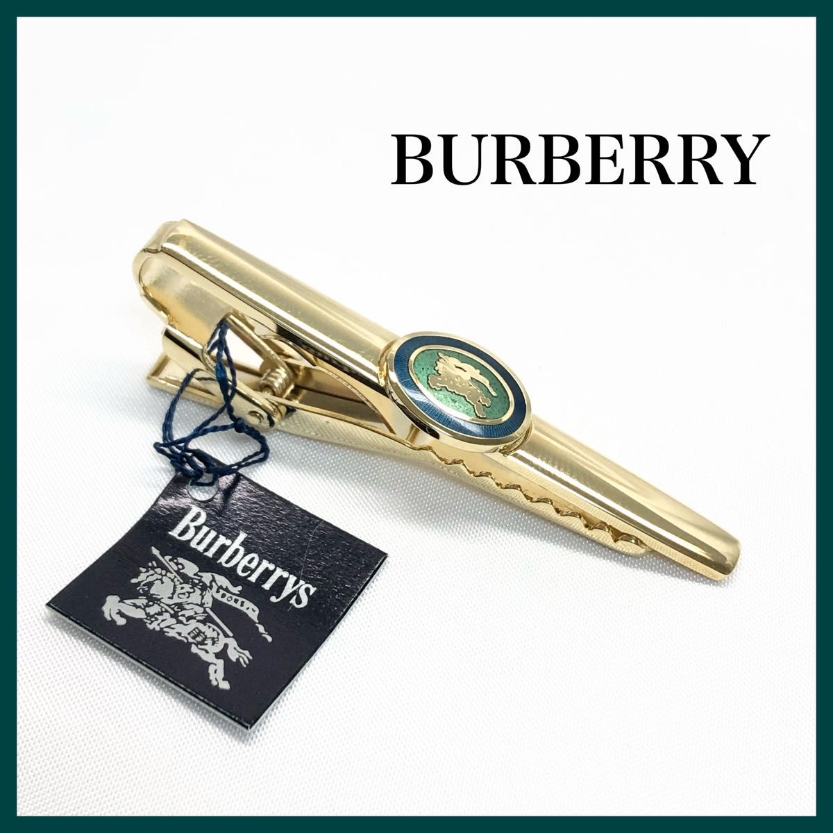 【極美品】　BURBERRY バーバリー　タイピン　ゴールド　ホース柄