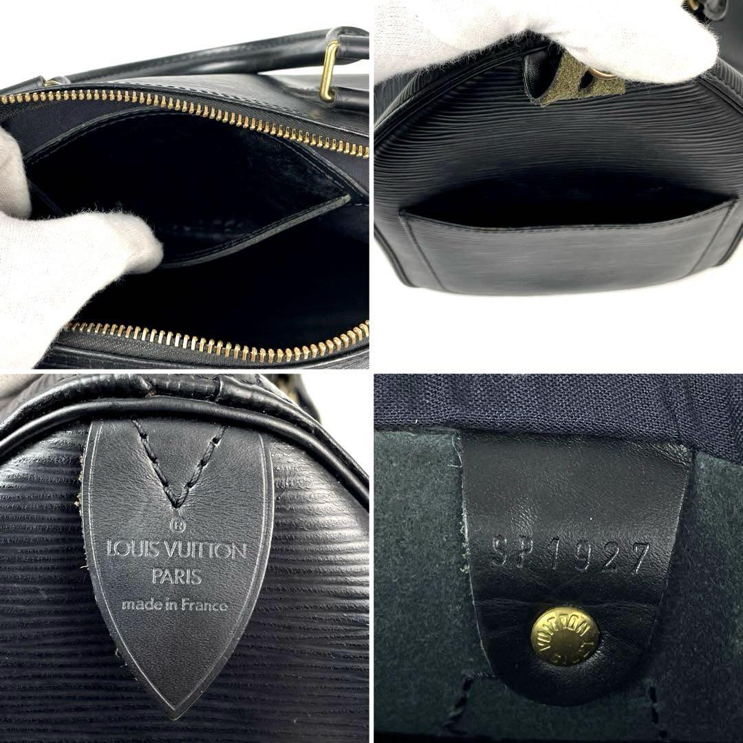 【極美品】LOUIS VUITTON ルイヴィトン エピ スピーディ 30 M59022 ハンドバッグ ミニボストン ビジネス フォーマル 男女兼用 レザー 人気_画像8