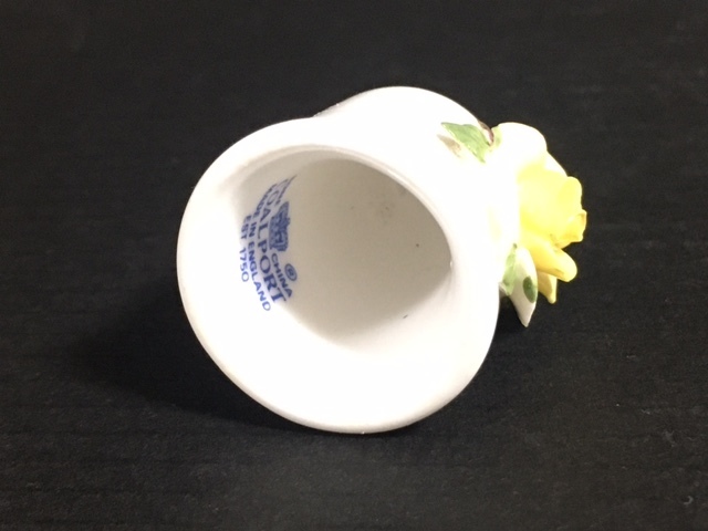 ◎コールポート COALPORT シンブル 3D指貫「バラ」新品◎ri箱付_画像3