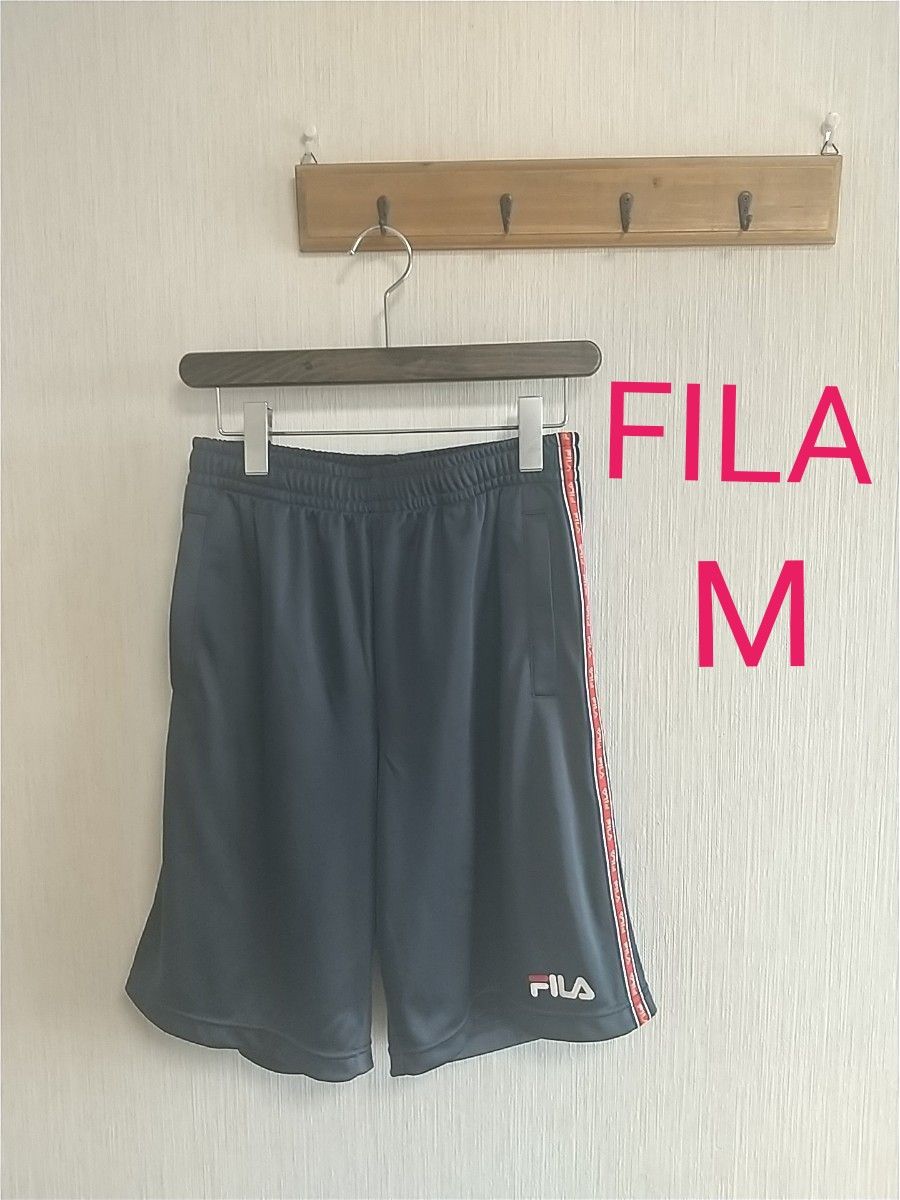 used FILA フィラ ハーフパンツ ショートパンツ M 紺 トレーニング  スポーツウエア ランニング